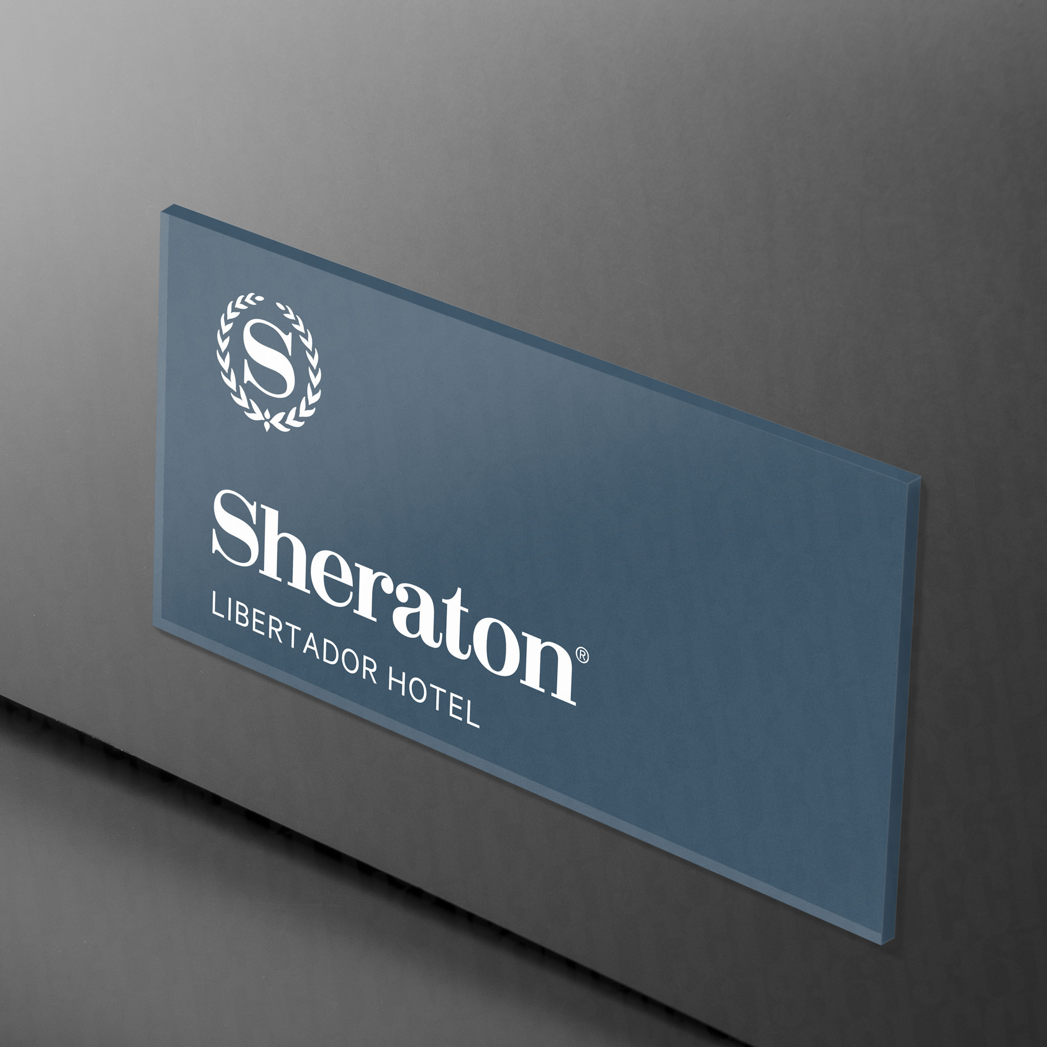 Cartel institucional | Sheraton Hotel