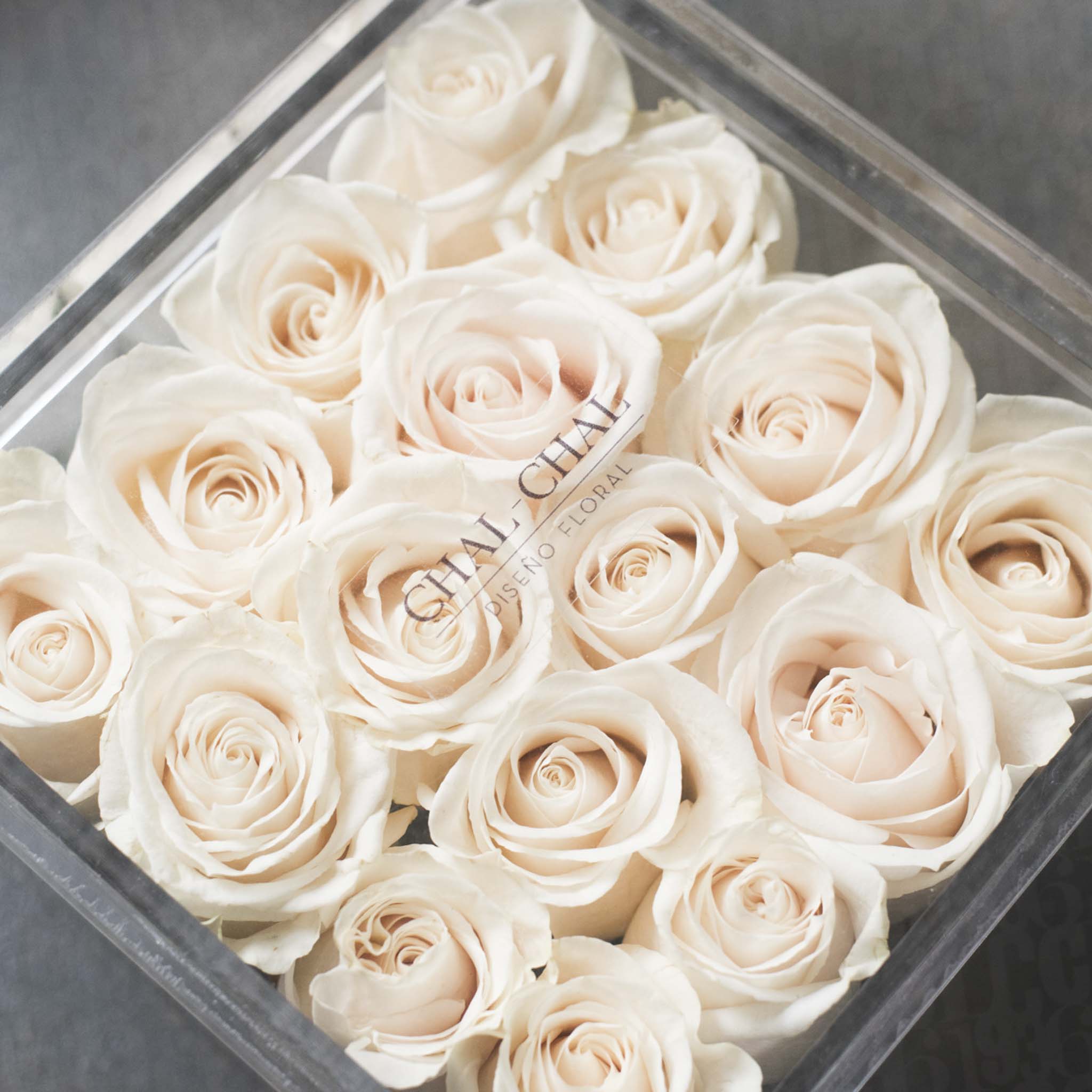 Caja de acrílico para flores – Chal Chal - Imagen 2